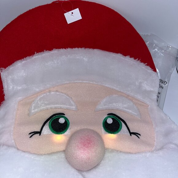 Plush Light Up Talking Santa, Over the Door Santa Greeter Motion Sensor New - Picture 3 of 9